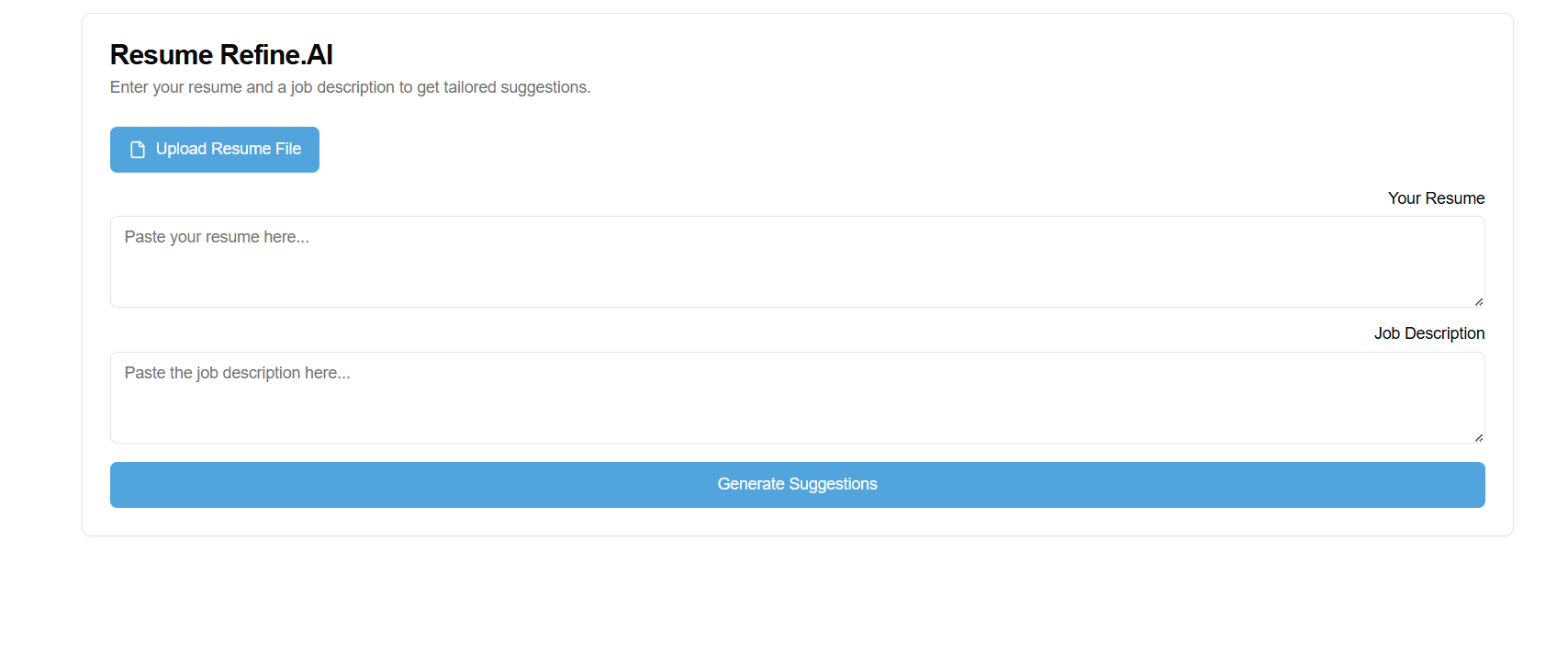 Instant Resume Tailor